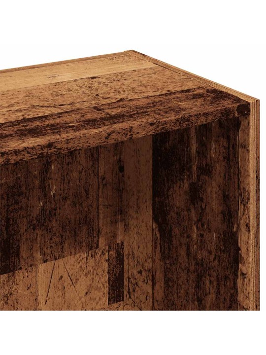 Kirjakaappi old wood 36x30x143 cm engineered wood