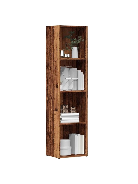 Kirjakaappi old wood 36x30x143 cm engineered wood