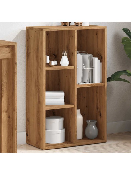 Kirjahylly käsityöläinen tammi 50x25x80 cm tekninen puu