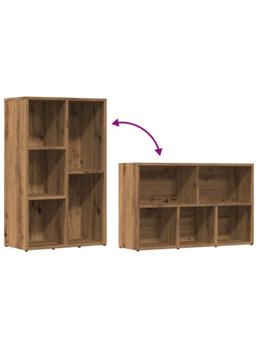 Kirjahylly käsityöläinen tammi 50x25x80 cm tekninen puu
