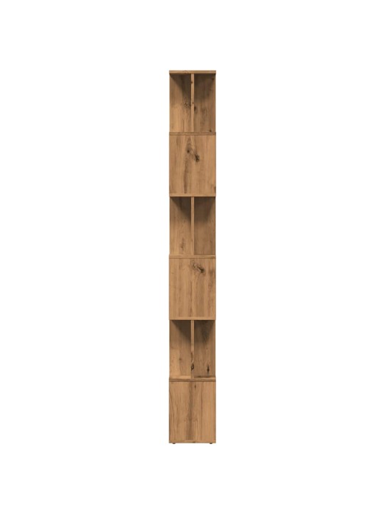 Kirjakaappi artesaani tammi 80x24x192 cm tekninen puu