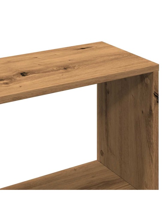 Kirjakaappi käsityöläinen tammi 97,5x29,5x100 cm tekninen puu