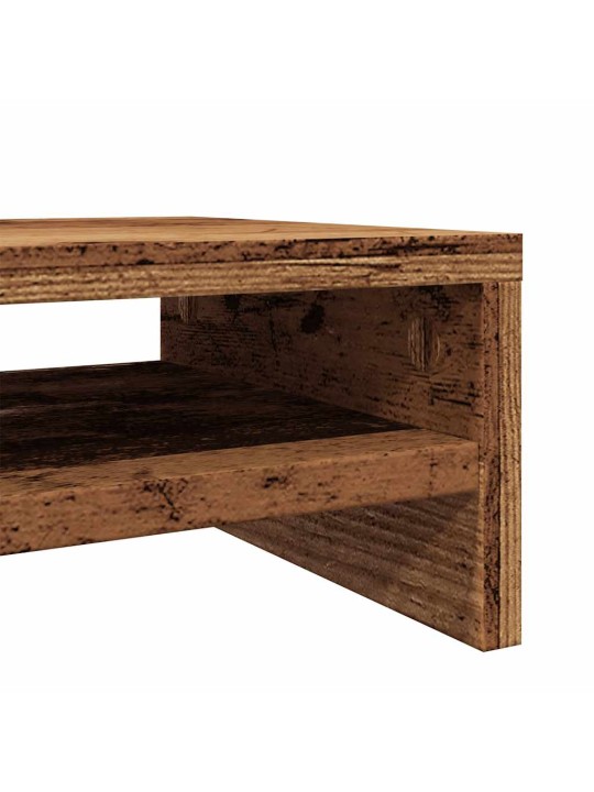 Näyttökoroke vanhaa puuta 42x24x13 cm lastulevy