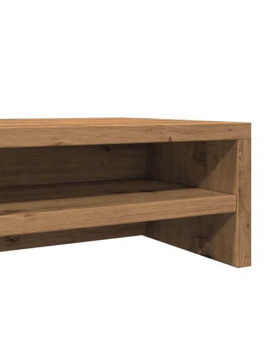Näyttökoroke käsityöläinen tammi 100x24x13 cm lastulevy