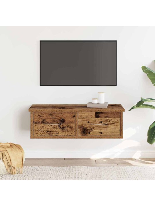 Seinäkaappi vanha puu 60x26x18,5 cm tekninen puu