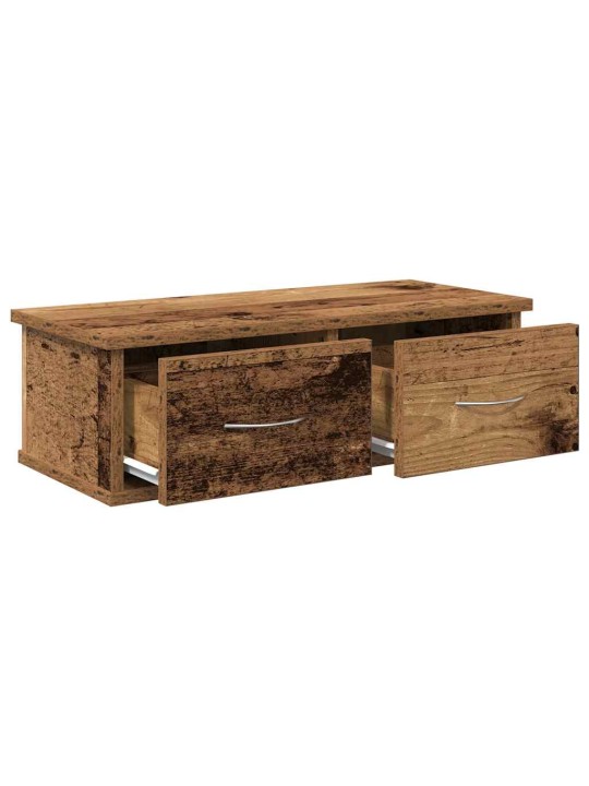 Seinäkaappi vanha puu 60x26x18,5 cm tekninen puu
