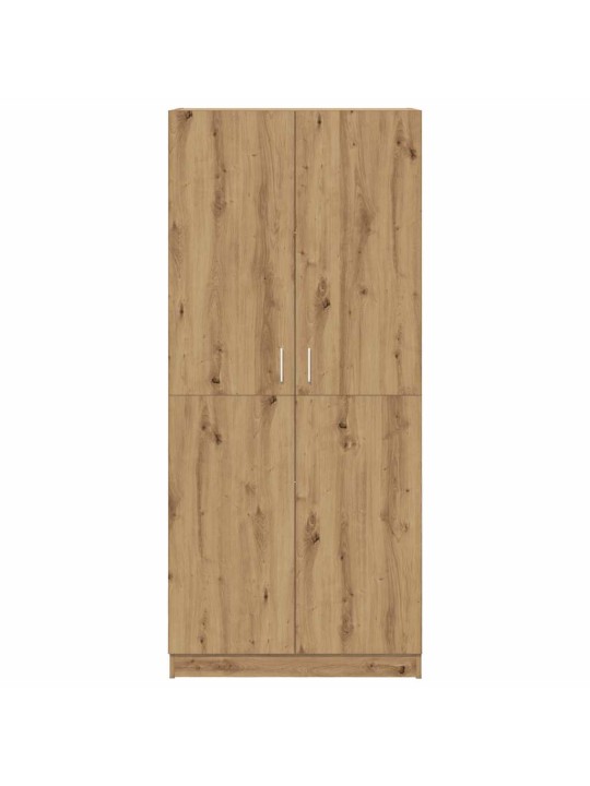 Vaatekaappi käsityöläinen tammi 80x52x180 cm lastulevy