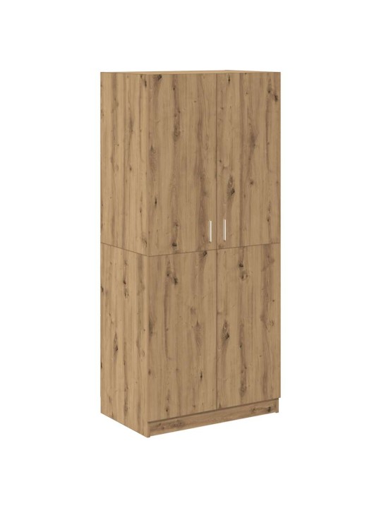 Vaatekaappi käsityöläinen tammi 90x52x200 cm tekninen puu