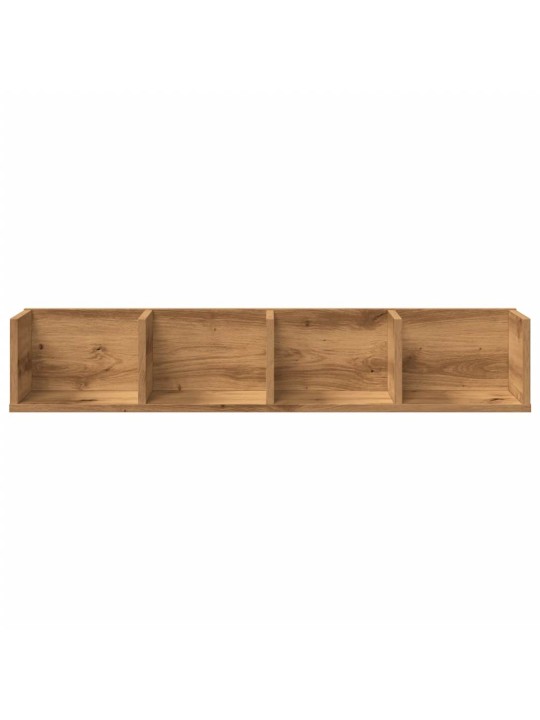 Cd-hylly käsityöläinen tammi 100x18x18 cm tekninen puu