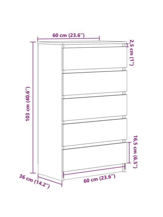 Laatikosto vanha puu 60x36x103 cm tekninen puu