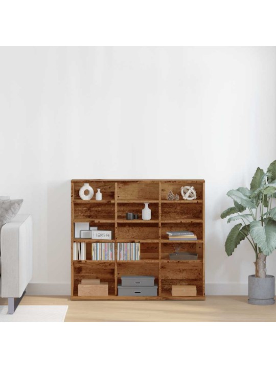Cd-kaappi old wood 100x23x89,5 cm engineered wood