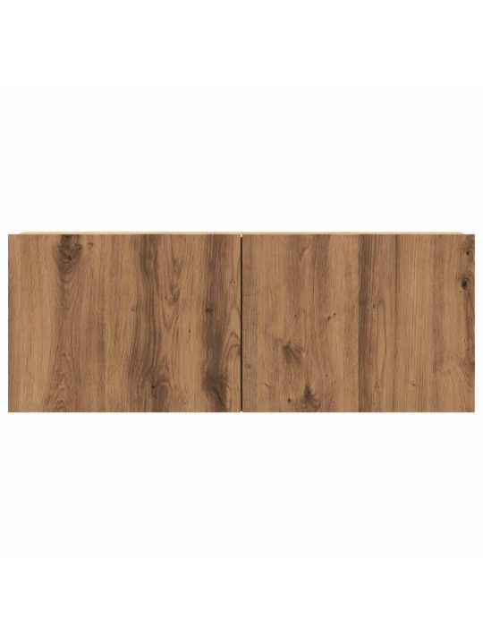 Tv-seinäkaappi artesaani tammi 80x30x30 cm tekninen puu