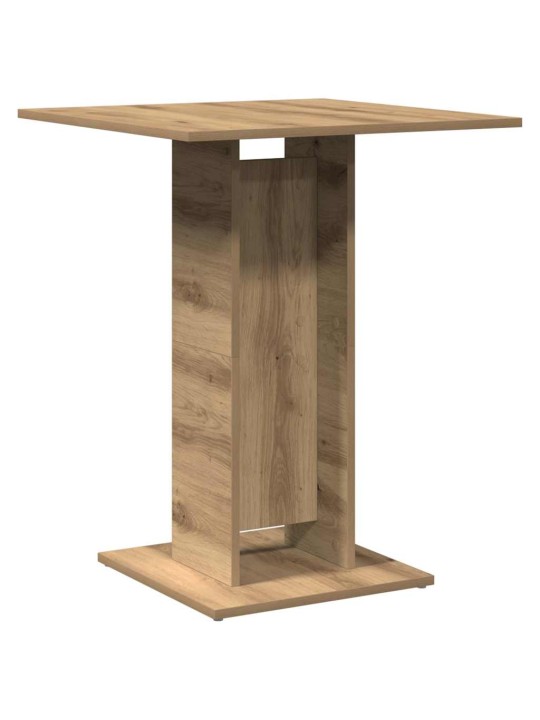 Bistropöytä käsityöläinen tammi 60x60x75 cm lastulevy