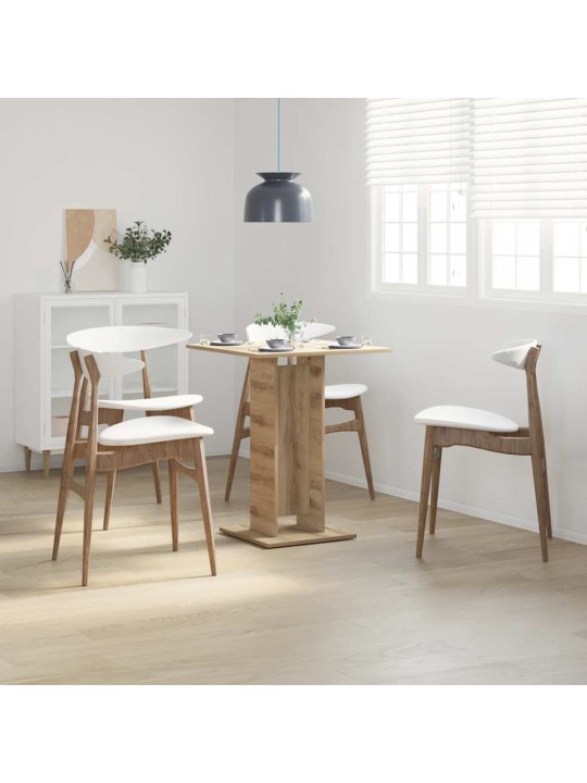 Bistropöytä käsityöläinen tammi 60x60x75 cm lastulevy