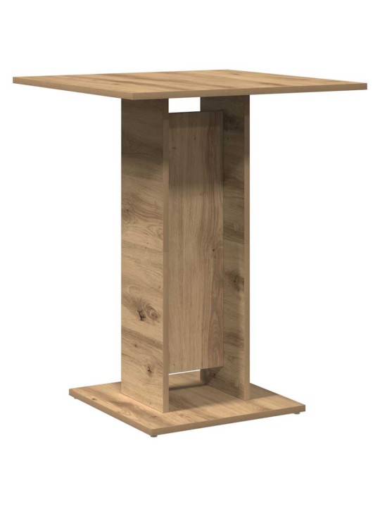 Bistropöytä käsityöläinen tammi 60x60x75 cm lastulevy