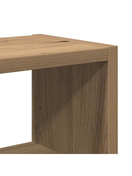 Seinähylly käsityöläinen tammi 45x16x45 cm lastulevy