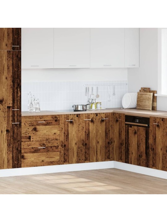 Alakaappi "lyon" old wood 60x46x81,5 cm engineered wood