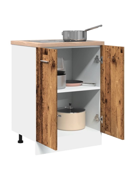 Alakaappi "lyon" old wood 60x46x81,5 cm engineered wood
