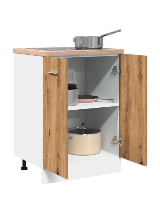 Alakaappi "lyon" artisan oak 60x46x81,5 cm engineered wood