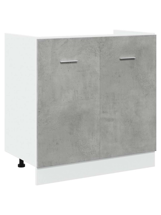 Allaskaappi "lyon" betoninharmaa 80x46x81,5 cm lastulevy