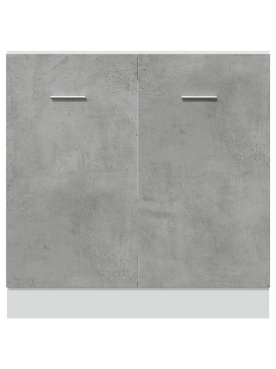 Allaskaappi "lyon" betoninharmaa 80x46x81,5 cm lastulevy