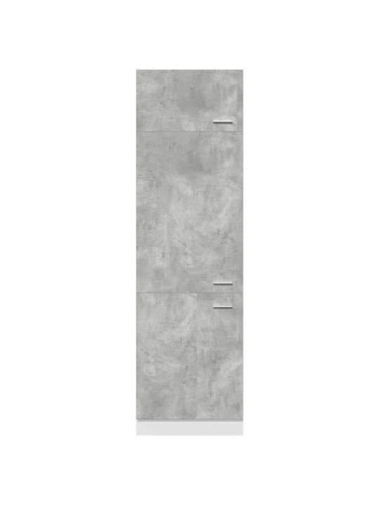 Kaappi jääkaapille "lyon" betoninharmaa 60x57x207 cm lastulevy