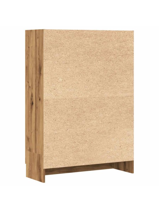 Kirjakaappi artesaani tammi 82,5x30,5x115 cm tekninen puu