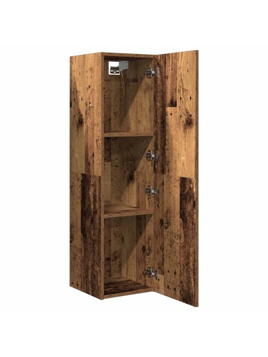 Tv kaappi old wood 30,5x30x110 cm tekninen puu
