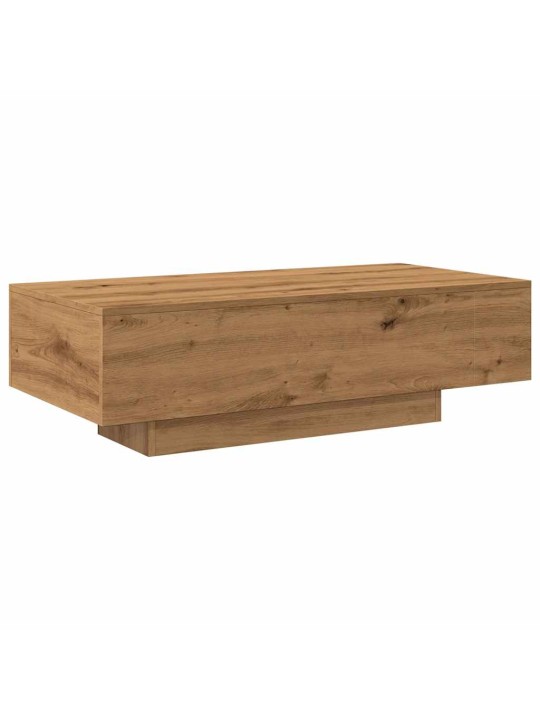Sohvapöytä käsityöläinen tammi 100x49,5x31 cm tekninen puu