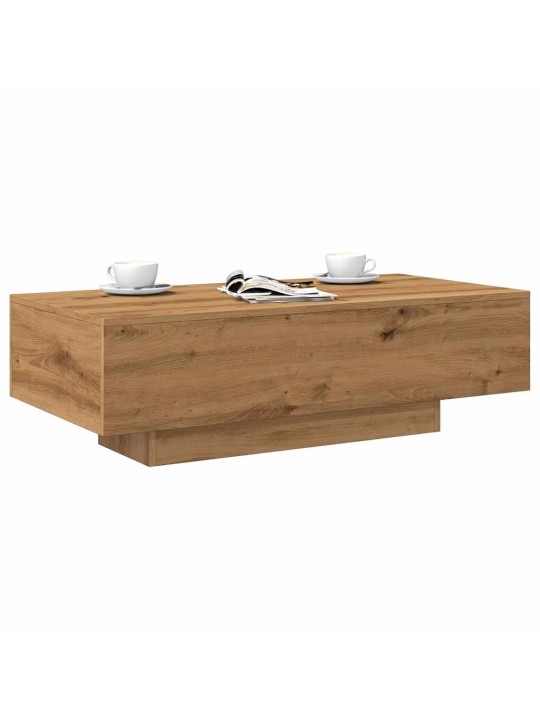 Sohvapöytä käsityöläinen tammi 100x49,5x31 cm tekninen puu