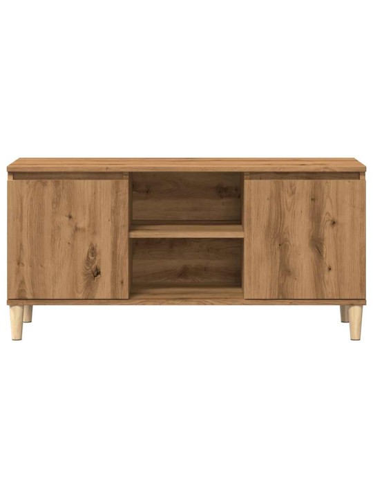 Tv-taso artesaani tammi 102x35x50 cm tekninen puu