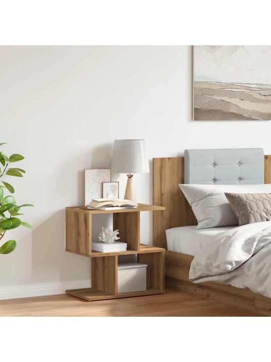 Yöpöytäkaappi artisan oak 50x30x51,5 cm tekninen puu