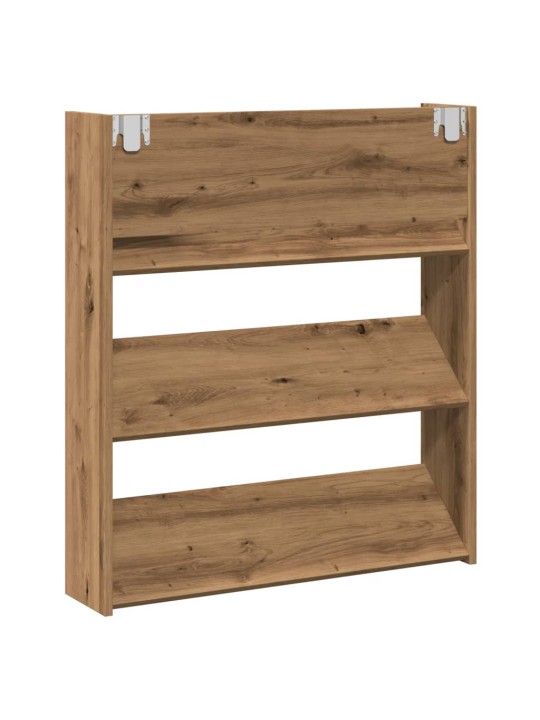 Seinäkenkäkaappi artesaani tammi 80x18x90 cm tekninen puu