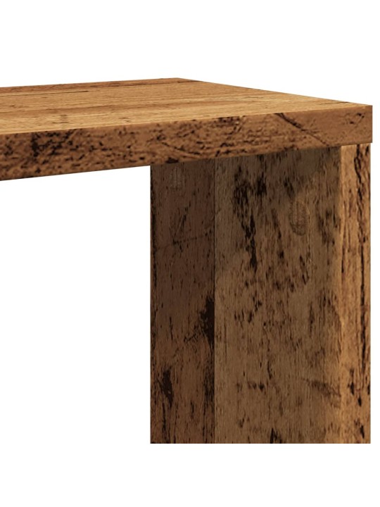 Wall cube hyllyt 6 kpl vanha puu 30x15x30 cm teknillinen puu