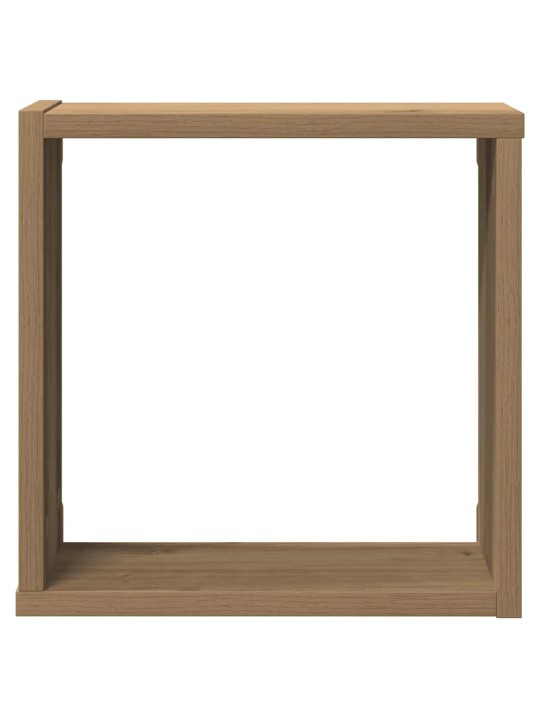 Wall cube hyllyt 2 kpl käsityöläinen tammi tekninen puu