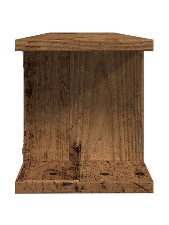 Seinähyllyt 2 kpl old wood 90x18x20 cm engineered wood