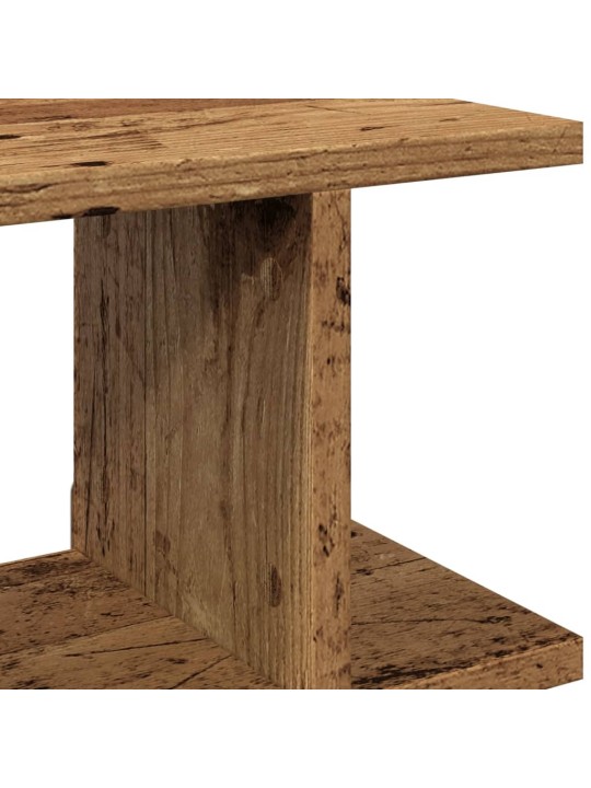 Seinähyllyt 2 kpl old wood 90x18x20 cm engineered wood