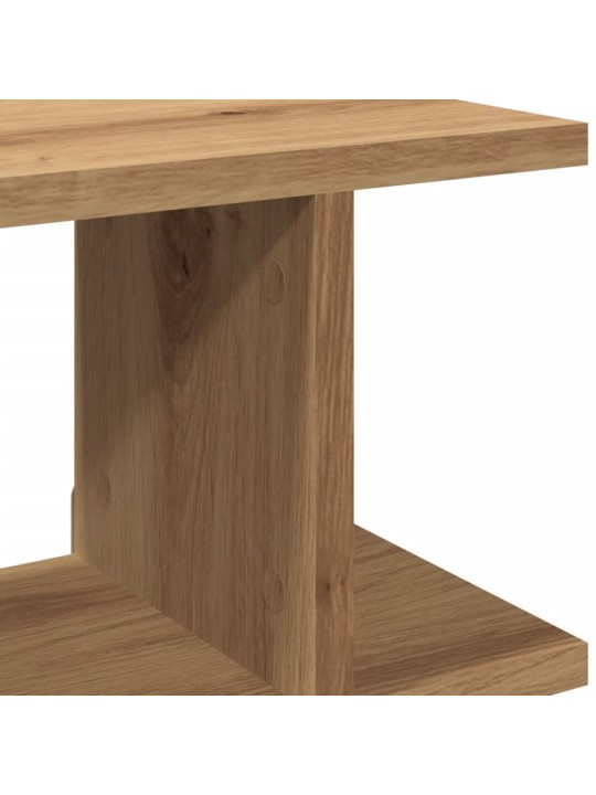 Seinähyllyt 2 kpl käsityöläinen tammi 90x18x20 cm tekninen puu
