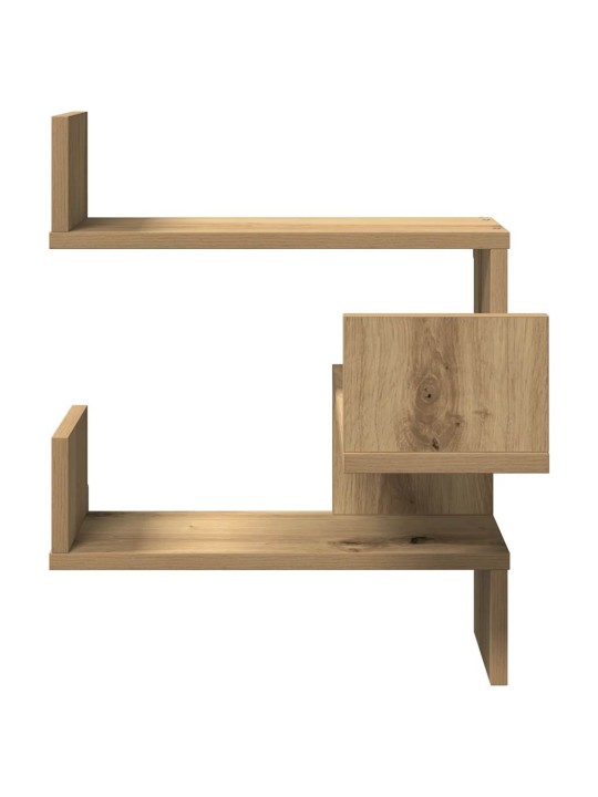 Seinäkulmahylly artisan oak 40x40x49,5 cm tekninen puu