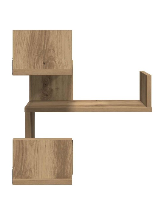 Seinäkulmahylly artisan oak 40x40x49,5 cm tekninen puu