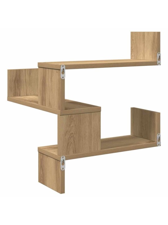Seinäkulmahylly artisan oak 40x40x49,5 cm tekninen puu