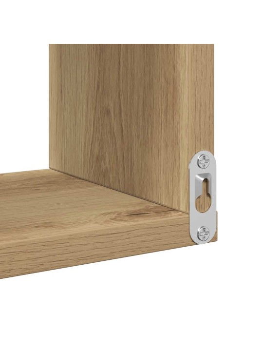 Seinäkulmahylly artisan oak 40x40x49,5 cm tekninen puu