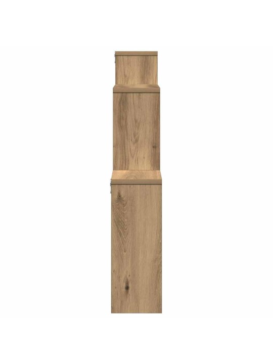 Seinähylly käsityöläinen tammi 80x15x78,5 cm lastulevy