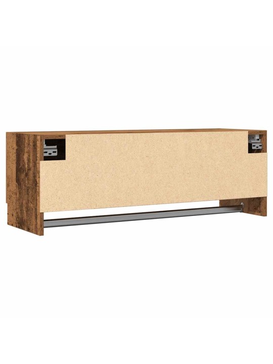Vaatekaappi vanhaa puuta 100x32,5x35 cm lastulevy