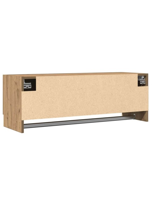 Vaatekaappi käsityöläinen tammi 100x32,5x35 cm tekninen puu