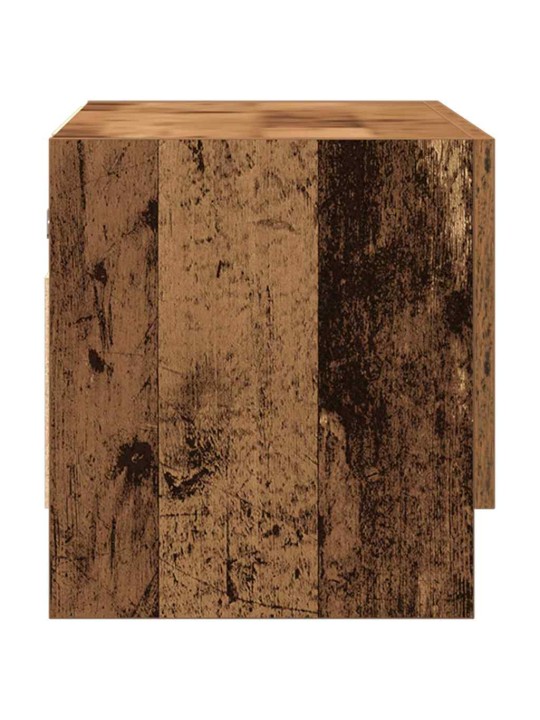 Vaatekaappi vanhaa puuta 70x32,5x35 cm lastulevy