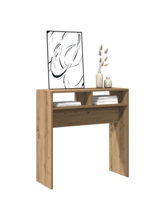 Konsolipöytä artesaani tammi 78x30x80 cm tekninen puu