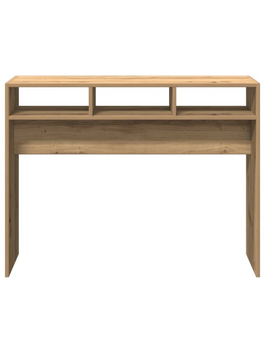 Konsolipöytä artesaani tammi 105x30x80 cm tekninen puu
