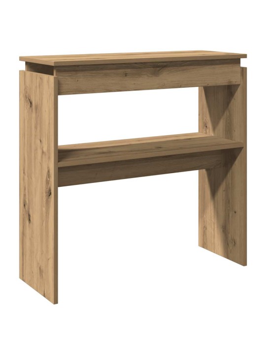 Konsolipöytä artesaani tammi 80x30x80 cm tekninen puu