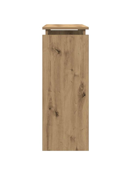 Konsolipöytä artesaani tammi 80x30x80 cm tekninen puu